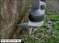 Захват для валунов и бордюров