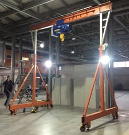 Кран ручной козловой КРК - Мобильное перегрузочное устройство МПУ