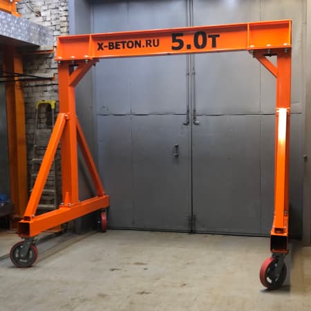 Кран ручной козловой КРК - Мобильное перегрузочное устройство МПУ