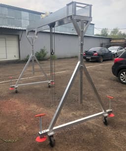 Специальные козловые краны из алюминия индивидуального исполнения