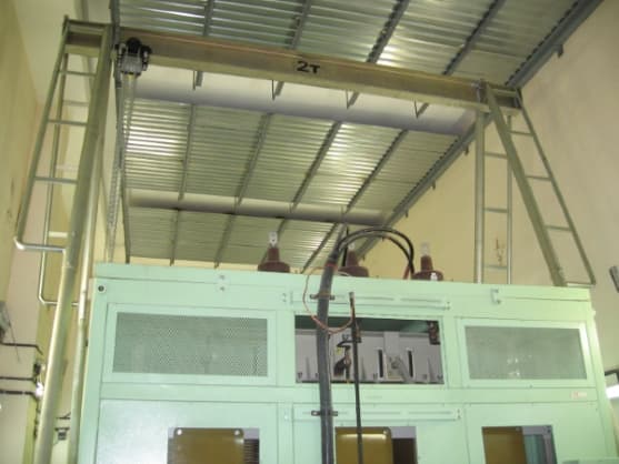 Портальный кран серии V с ручным приводом