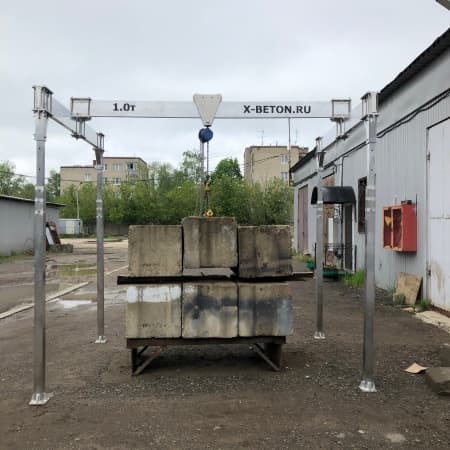 Специальные козловые краны из алюминия индивидуального исполнения