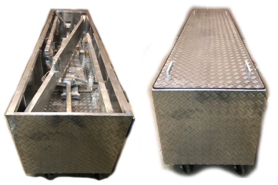 Бокс алюминиевый для транспортировки и хранения