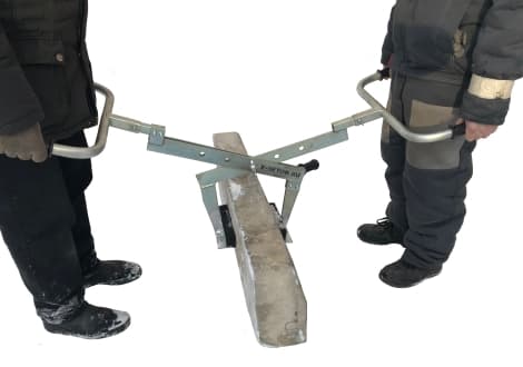 Универсальный захват-клещи для разгрузки и установки