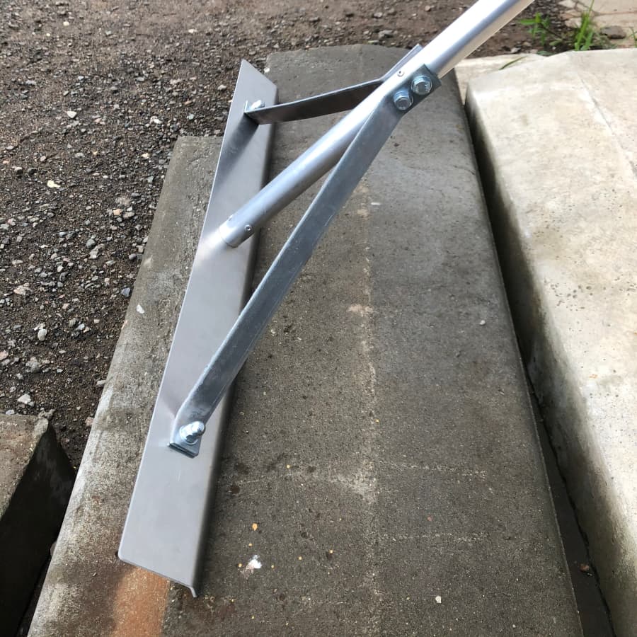 Алюминиевые грабли гладилка разравниватель для асфальта